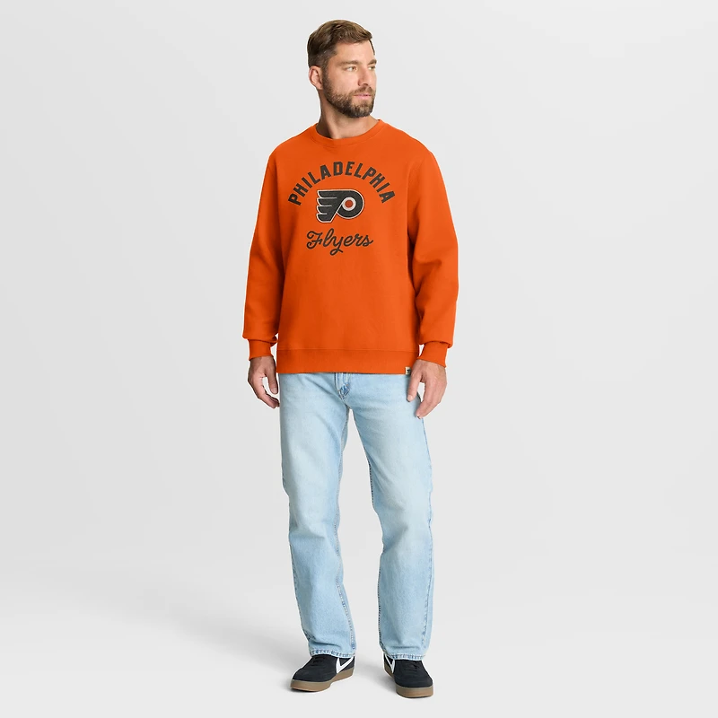 Men's Fanatics Orange Philadelphia Flyers  Stickler Sweatshirt