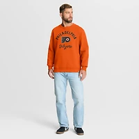 Men's Fanatics Orange Philadelphia Flyers  Stickler Sweatshirt