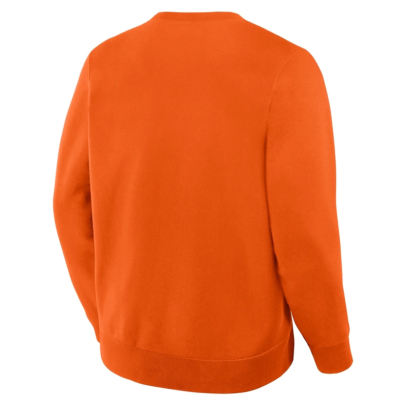 Men's Fanatics Orange Philadelphia Flyers Stickler Sweatshirt