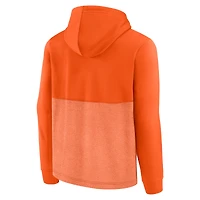 Chandail à capuchon tri-mélangé réussi des Flyers de Philadelphie fanatiques orange pour hommes