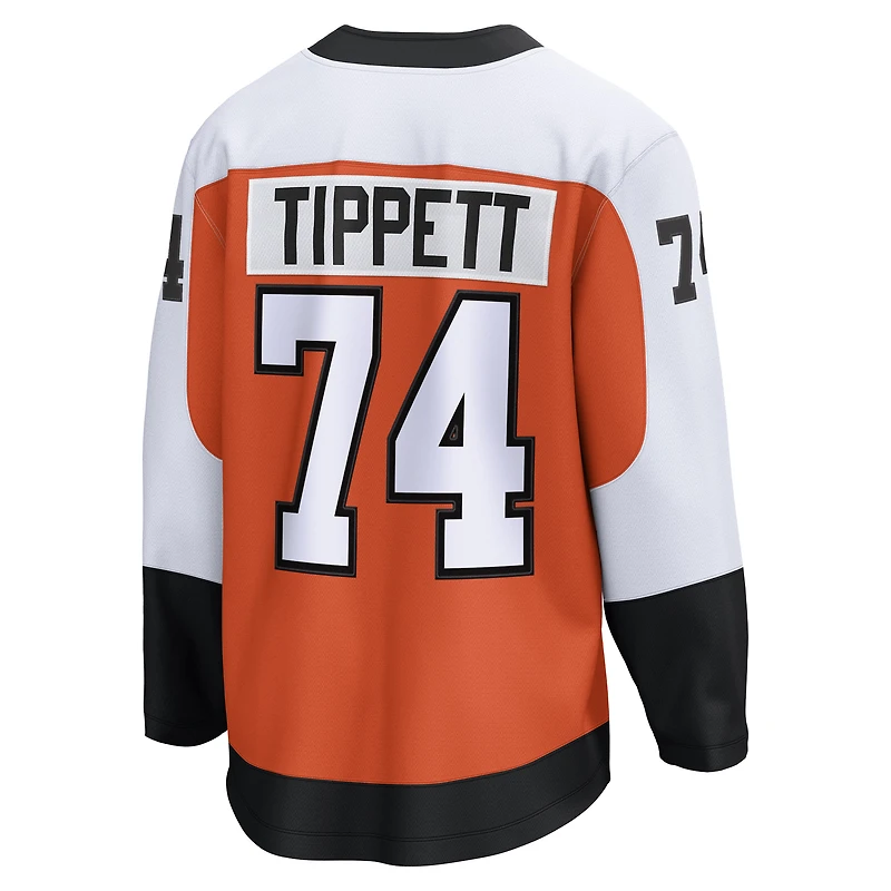 Men's Fanatics Owen Tippett Orange Philadelphia Flyers Home Breakaway Jersey