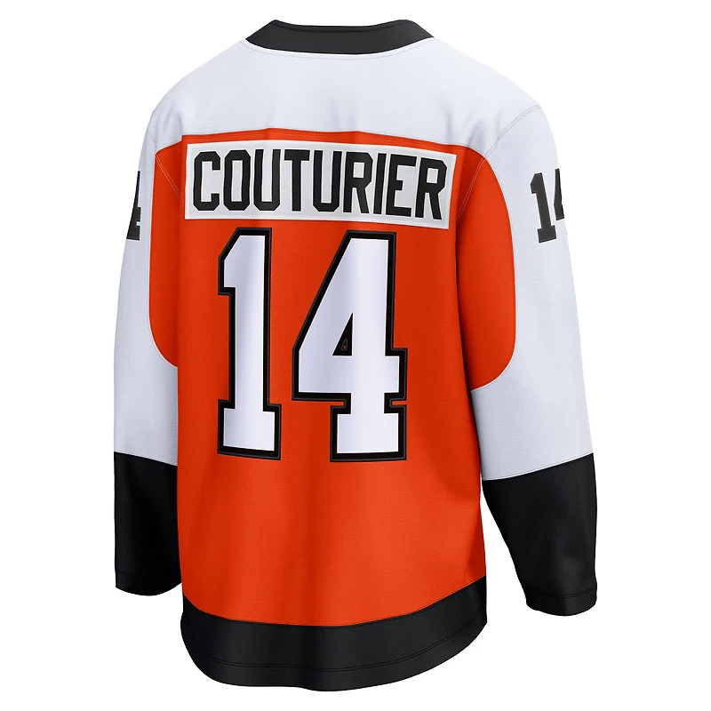 Men's Fanatics Sean Couturier Orange Philadelphia Flyers Home Breakaway Jersey