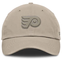 Men's Fanatics Tan Philadelphia Flyers Authentic Pro Road Adjustable Hat