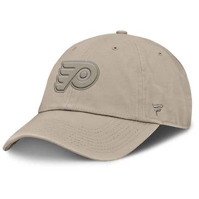 Casquette ajustable Fanatics Tan Authentic Pro Road des Flyers de Philadelphie pour homme