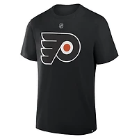 T-shirt noir authentique pour homme, Travis Konecny, avec nom et numéro des Flyers de Philadelphie