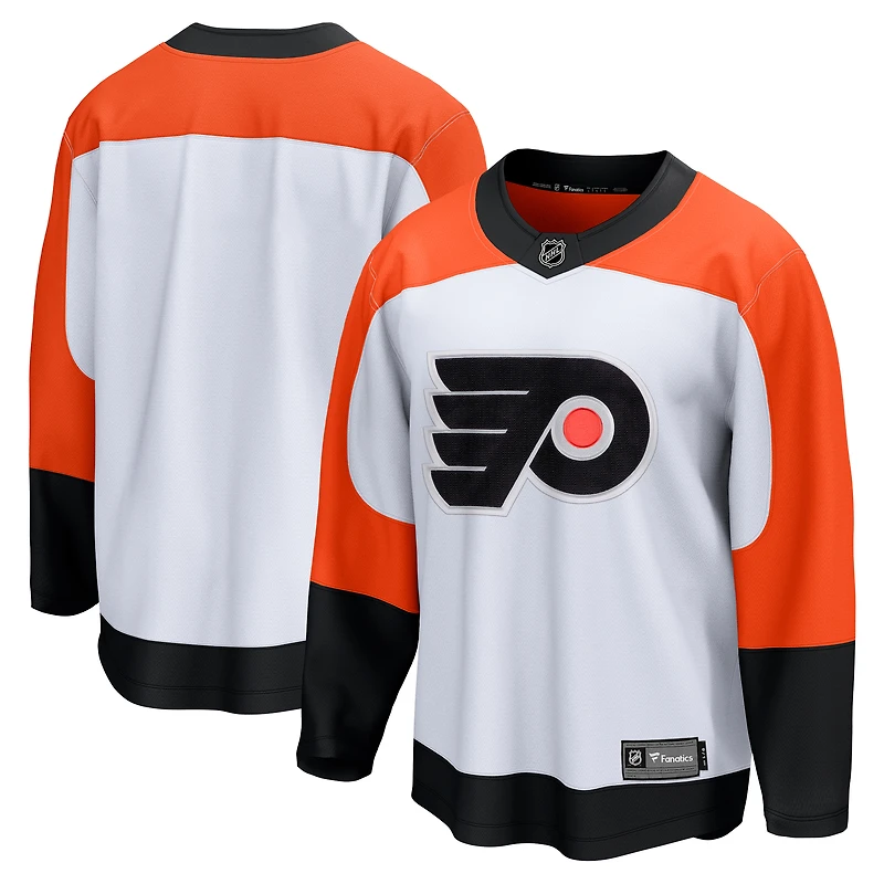 Maillot extérieur blanc des Flyers de Philadelphie Fanatics pour homme