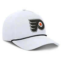 Men's Fanatics White Philadelphia Flyers Rope A-Frame Adjustable Hat
