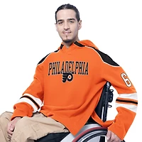 Men's G-III Sports by Carl Banks  Orange Philadelphia Flyers Adaptive Wear Lord Stanley Hooded Long Sleeve Sweatshirt
