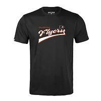 Men's Levelwear Black Philadelphia Flyers Richmond Retro Team 2.0 T-Shirt