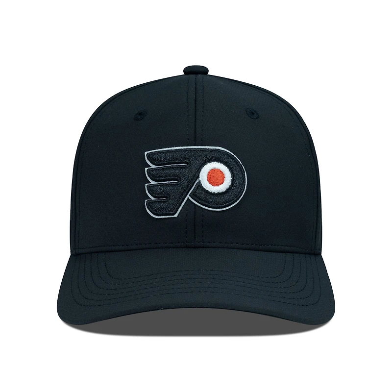 Casquette Rise Flex noire pour homme des Flyers de Philadelphie Levelwear