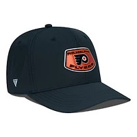 Casquette Rise Skylight Flex noire pour homme des Flyers de Philadelphie Levelwear