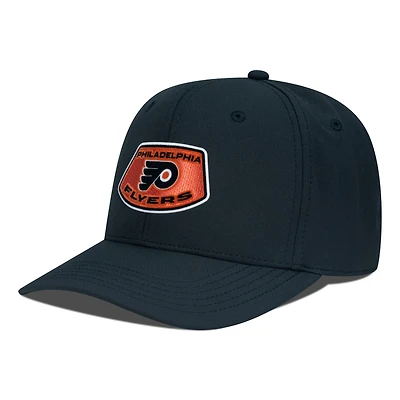 Casquette Rise Skylight Flex noire pour homme des Flyers de Philadelphie Levelwear