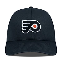Men's Levelwear Black Philadelphia Flyers Zephyr Insignia Core Structured Adjustable Hat