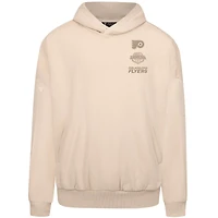 Sweat à capuche imprimé Contact Stamp des Flyers de Philadelphie pour homme la marque Levelwear Cream