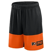 Short athlétique noir avec logo pour homme des Flyers de Philadelphie, le meilleur meilleurs