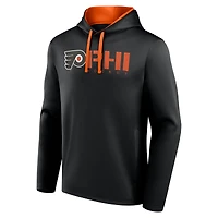 Sweat à capuche noir avec logo athlétique pour homme des Flyers de Philadelphie