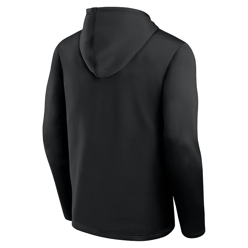 Sweat à capuche noir avec logo athlétique pour homme des Flyers de Philadelphie