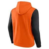 Sweat à capuche en molleton orange athlétique avec logo des Flyers de Philadelphie Deliver pour homme