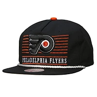 Men's Mitchell & Ness Black Philadelphia Flyers Ascend Deadstock Snapback Hat