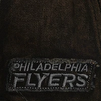 Men's Mitchell & Ness  Black Philadelphia Flyers Downtown Snow Wash Pro-Crown Adjustable Hat