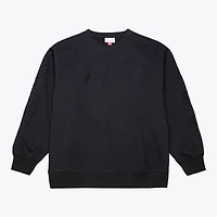 Sweat-shirt à col rond en polaire Phantom noir des Flyers de Philadelphie Mitchell & Ness pour homme