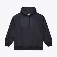 Men's Mitchell & Ness Black Philadelphia Flyers Phantom Fleece Hoodie