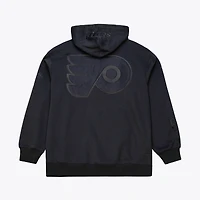 Men's Mitchell & Ness Black Philadelphia Flyers Phantom Fleece Hoodie