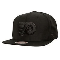 Casquette snapback ton sur ton Soul Strike Pearl des Flyers de Philadelphie noire Mitchell & Ness pour homme