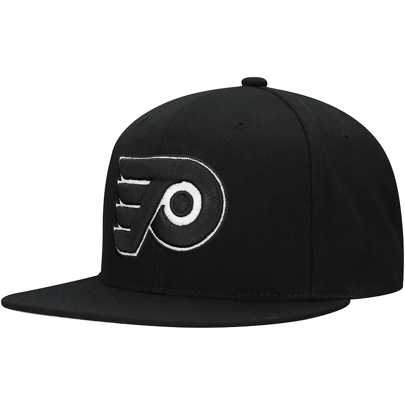 Casquette Snapback noire pour homme Mitchell & Ness des Flyers de Philadelphie