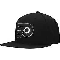 Casquette Snapback noire pour homme Mitchell & Ness des Flyers de Philadelphie