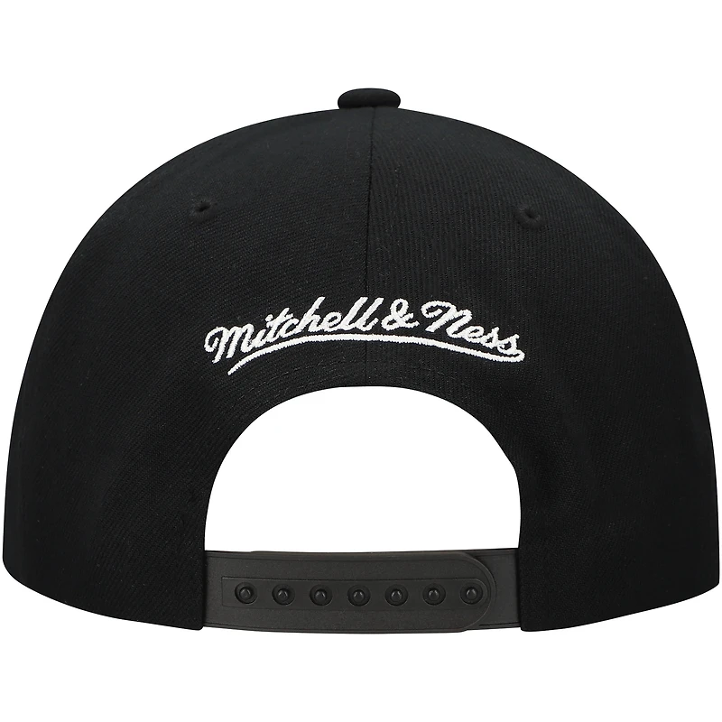 Casquette Snapback noire pour homme Mitchell & Ness des Flyers de Philadelphie