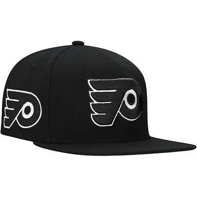 Casquette Snapback noire pour homme Mitchell & Ness des Flyers de Philadelphie
