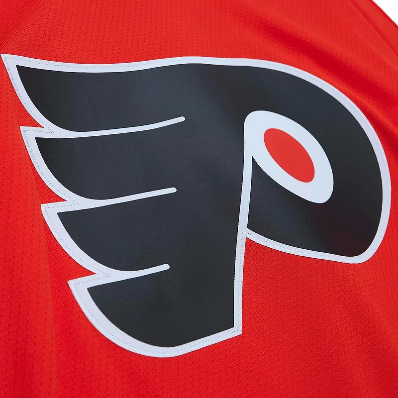 Men's Mitchell & Ness Dave Schultz Orange Philadelphia Flyers  1974/75 Blue Line Player Jersey