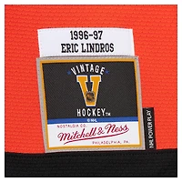 Men's Mitchell & Ness Eric Lindros Orange Philadelphia Flyers Big Tall 1996-97 Blue Line 2.0 Jersey