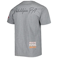 Men's Mitchell & Ness Heather Gray Philadelphia Flyers City Collection T-Shirt