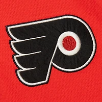 Men's Mitchell & Ness  Orange Philadelphia Flyers Thermal Henley Long Sleeve T-Shirt