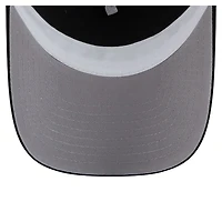 Casquette trucker ajustable New Era 9FORTY noire et blanche pour homme, avec écusson Philadelphia Flyers et logo A-Frame.