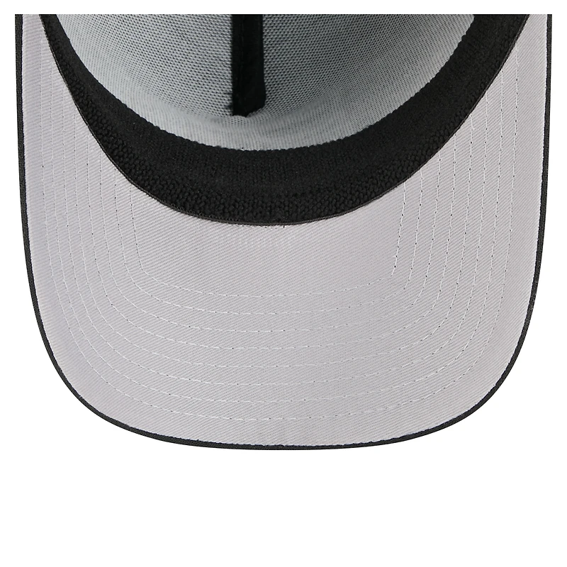 Men's New Era Black Philadelphia Flyers 39THIRTY A-Frame Perforated Flex Hat