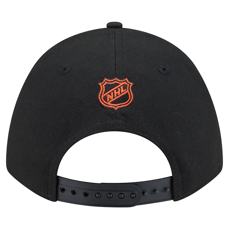 Men's New Era  Black Philadelphia Flyers 9FORTY M-Crown Adjustable Hat