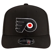 Casquette ajustable New Era noire Philadelphia Flyers 9SEVENTY COOLERA pour homme