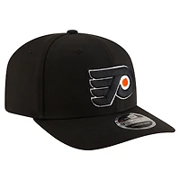 Men's New Era  Black Philadelphia Flyers 9SEVENTY COOLERA Adjustable Hat