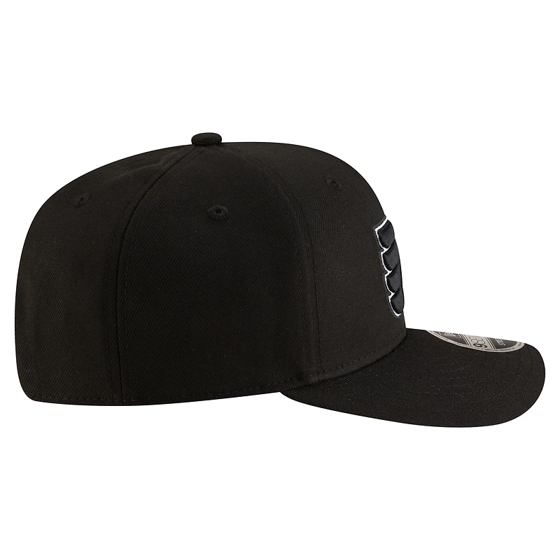 Men's New Era  Black Philadelphia Flyers 9SEVENTY COOLERA Adjustable Hat
