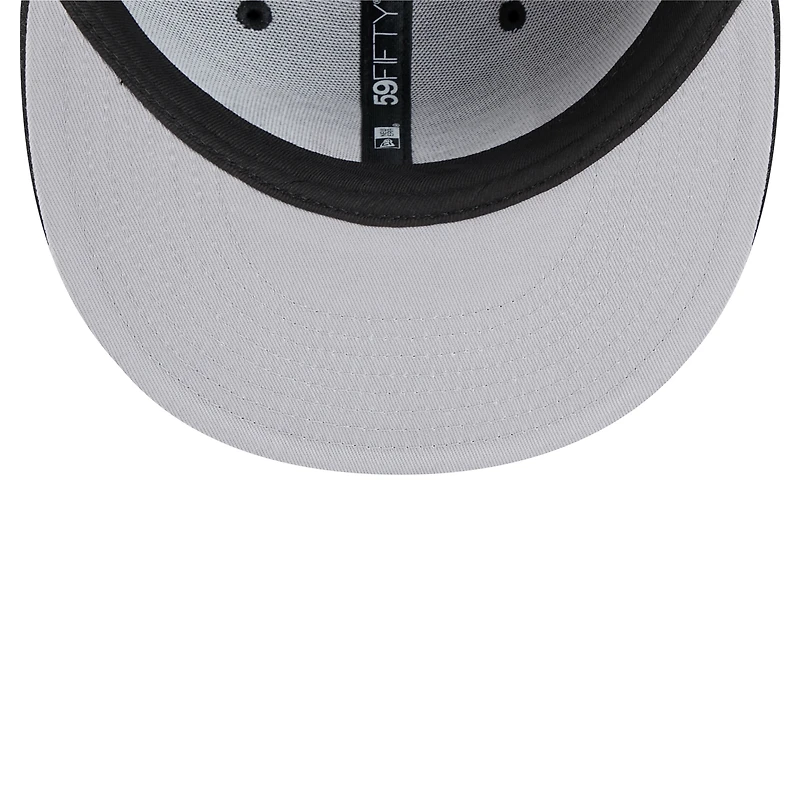 Men's New Era Black Philadelphia Flyers Core 59FIFTY Fitted Hat