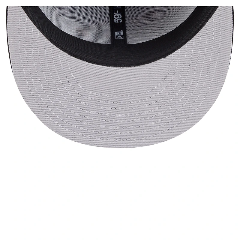 Men's New Era  Black Philadelphia Flyers Deceptor 59FIFTY Fitted Hat