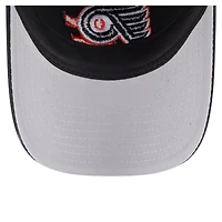 Men's New Era Black Philadelphia Flyers Deceptor 9TWENTY Adjustable Hat