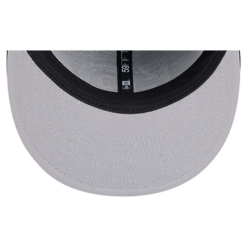 Men's New Era Black Philadelphia Flyers Injection Dog Ear Classic Fitted Hat