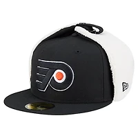 Men's New Era  Black Philadelphia Flyers Injection Dog Ear Classic Fitted Hat