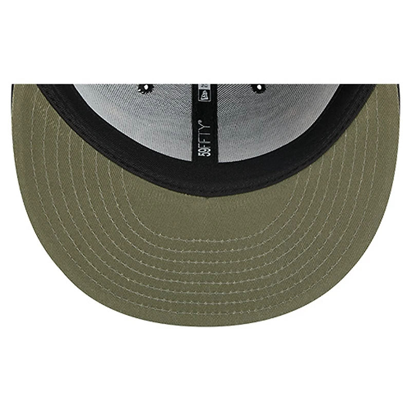 Men's New Era  Black Philadelphia Flyers Military Appreciation Digital Camo Stars 59FIFTY Fitted Hat