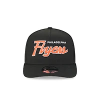 Casquette snapback New Era 9FIFTY noire pour homme, logo Philadelphia Flyers.
