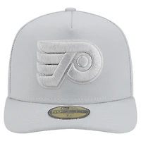 Casquette ajustée A-Frame 59FIFTY pour homme avec coloris gris des Flyers de Philadelphie New Era